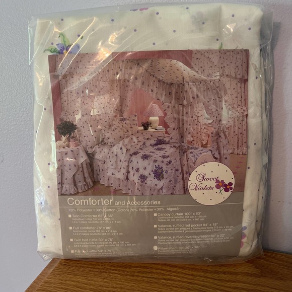 J. C. Penney Bedding Vintage Jc Penney Sweet Violets Pillow Sham